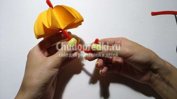 Объемный зонтик