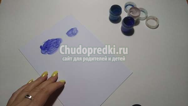 Аппликация из листьев