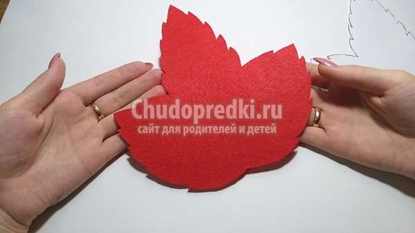 Осенние листья из фетра своими руками