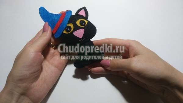 Поделки на Хэллоуин черный кот
