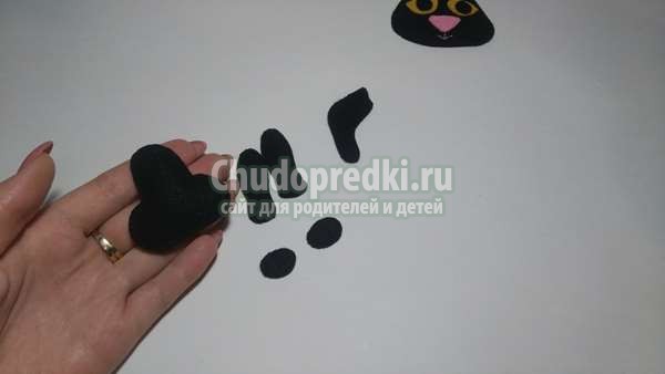 Поделки на Хэллоуин черный кот