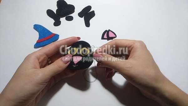 Поделки на Хэллоуин черный кот