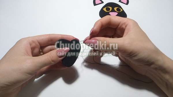 Поделки на Хэллоуин черный кот