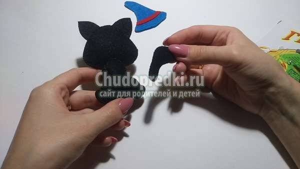 Поделки на Хэллоуин черный кот