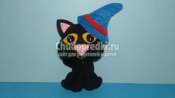 Поделки на Хэллоуин черный кот