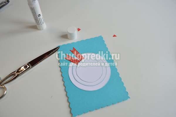 открытки со снеговиком на Новый год своими руками