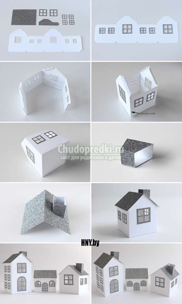елочные игрушки из бумаги
