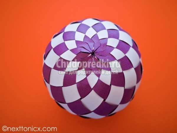елочные игрушки из бумаги