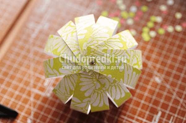 елочные игрушки из бумаги