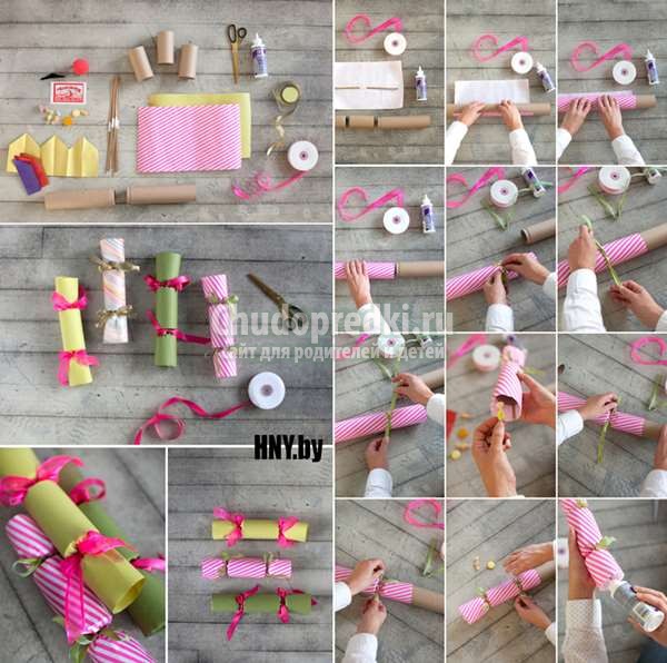 елочные игрушки из бумаги