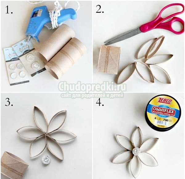 елочные игрушки из бумаги