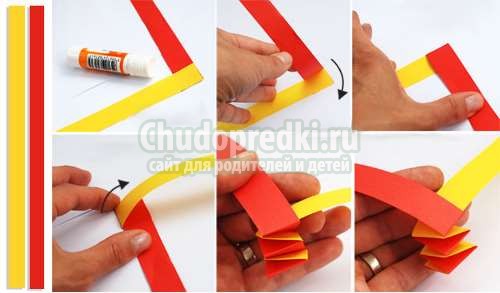 елочные игрушки из бумаги