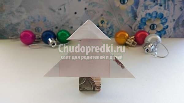 Елочка манигами