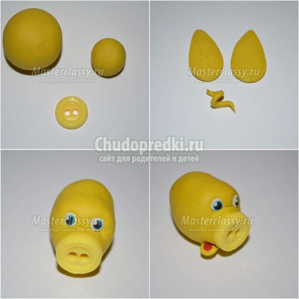 Новогодняя свинья поделка своими руками