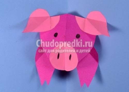Свинья из бумаги