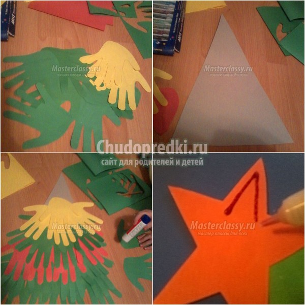 Елка из бумаги: делаем своими руками