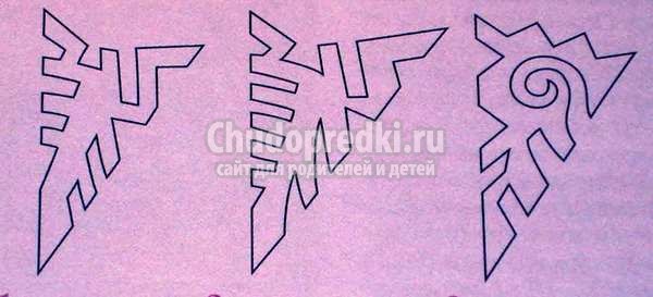 гирлянды своими руками: шаблоны