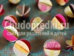 гирлянды своими руками: шаблоны