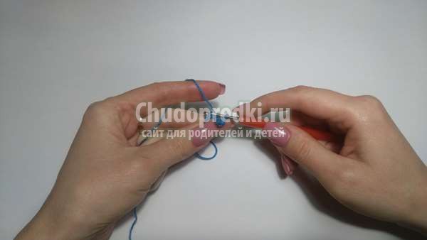 круглый мотив крючком