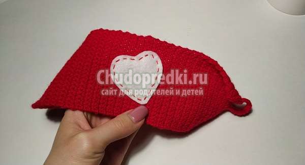 Чехол на кружку крючком