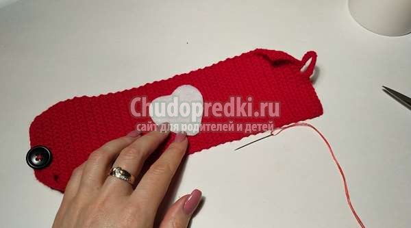 Чехол на кружку крючком