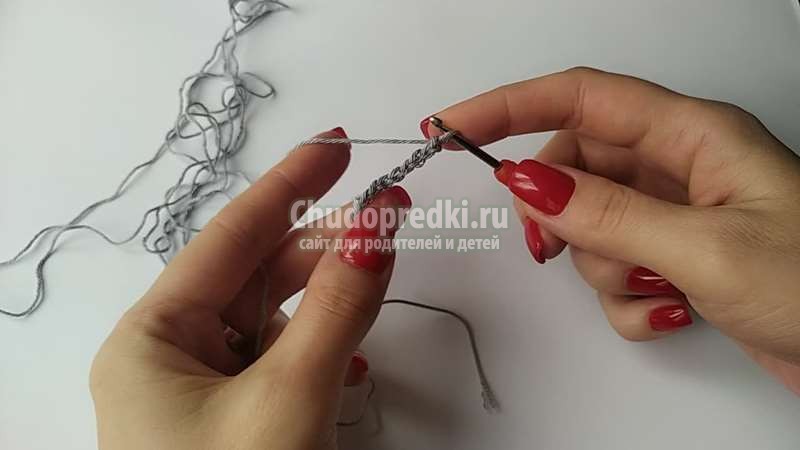 Круглый ажурный мотив крючком