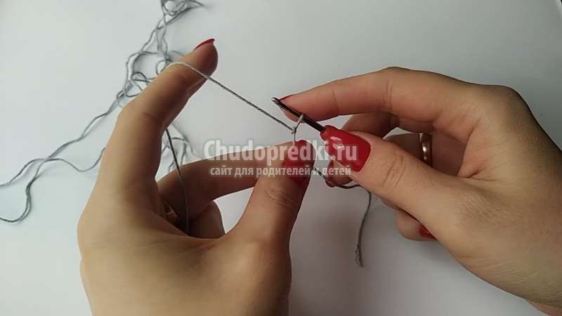 Круглый ажурный мотив крючком