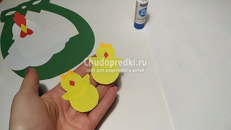 пасхальная поделка из цветной бумаги