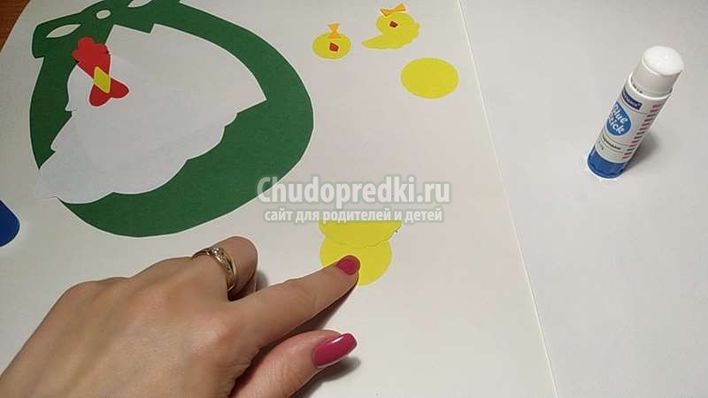 пасхальная поделка из цветной бумаги