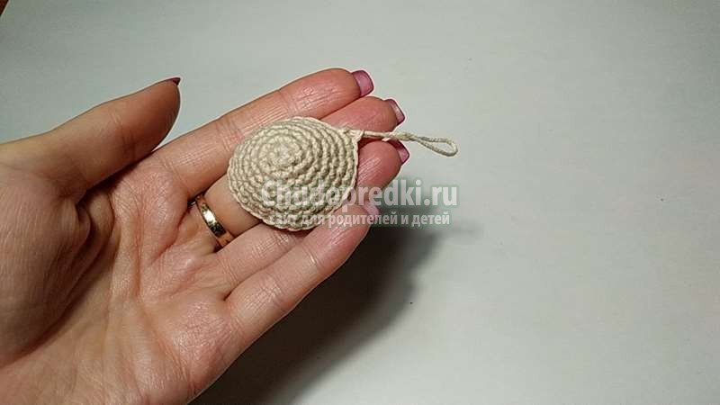 Яйцо, вязанное крючком на Пасху