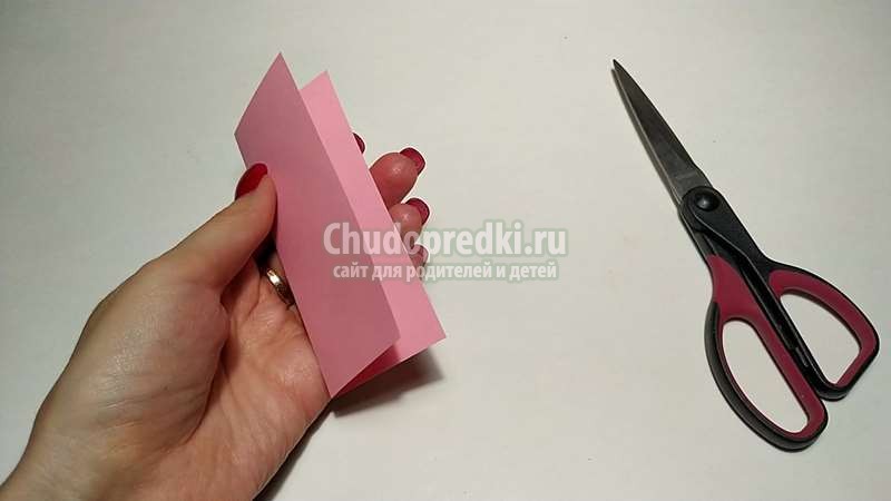 объемная мышка из цветной бумаги