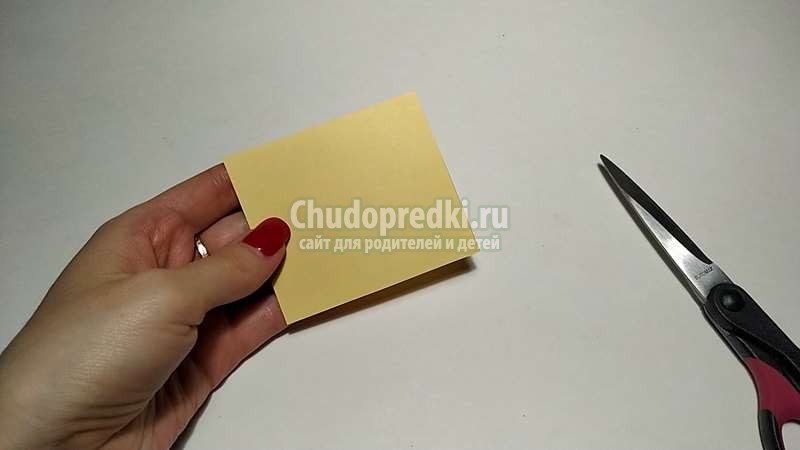 объемная мышка из цветной бумаги