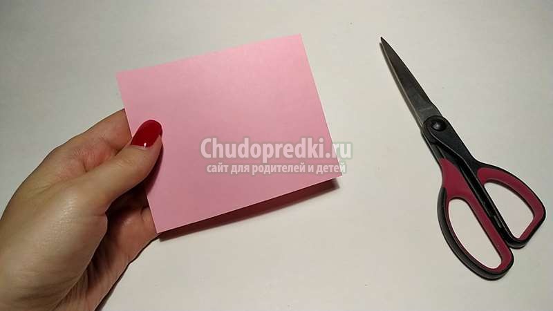 объемная мышка из цветной бумаги
