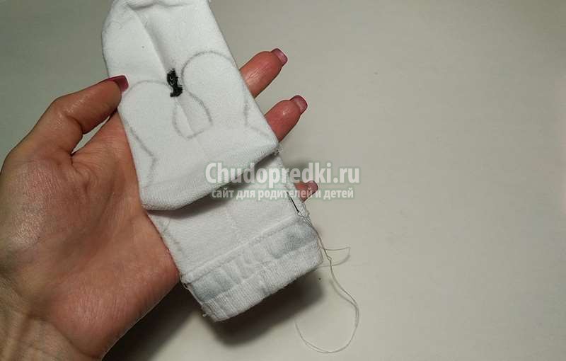 игрушка зайчик из носков