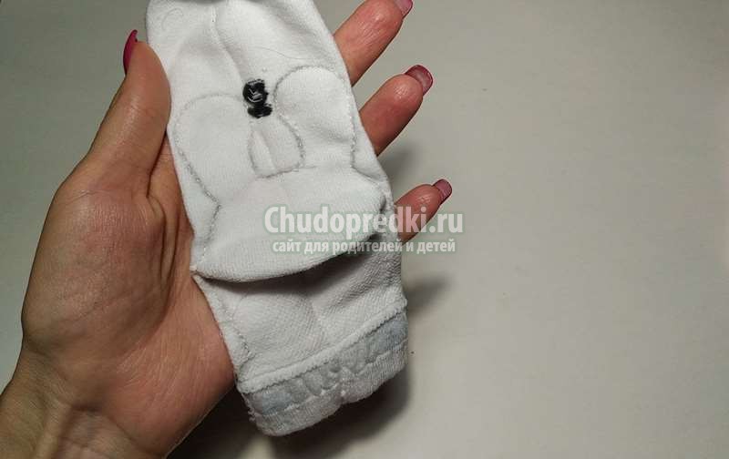 игрушка зайчик из носков