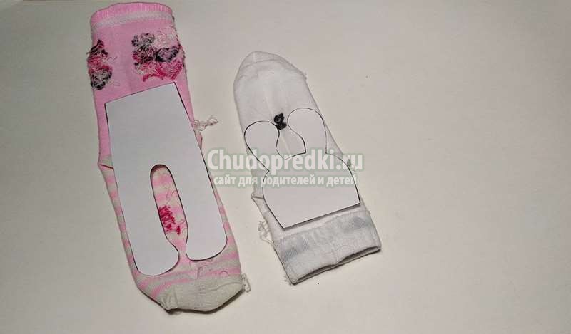 игрушка зайчик из носков