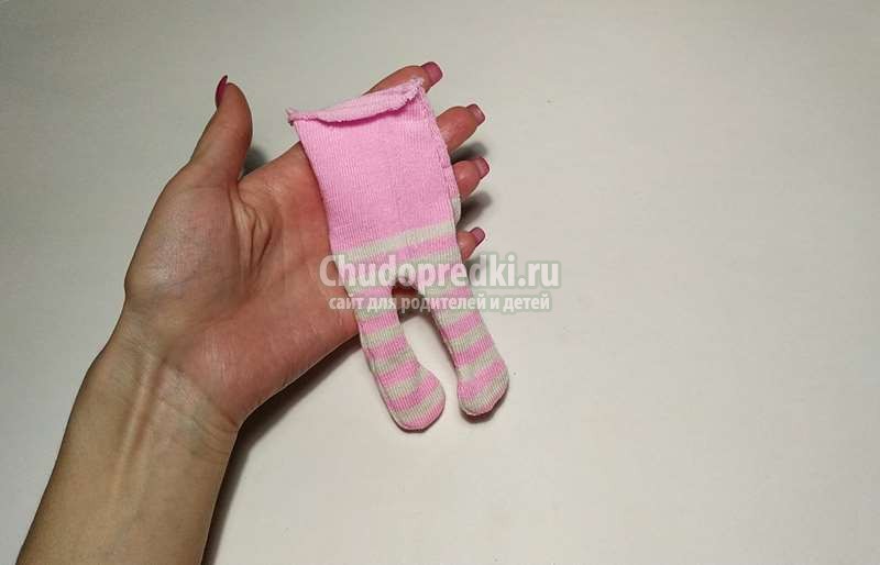 игрушка зайчик из носков