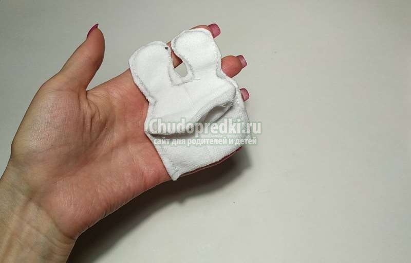 игрушка зайчик из носков