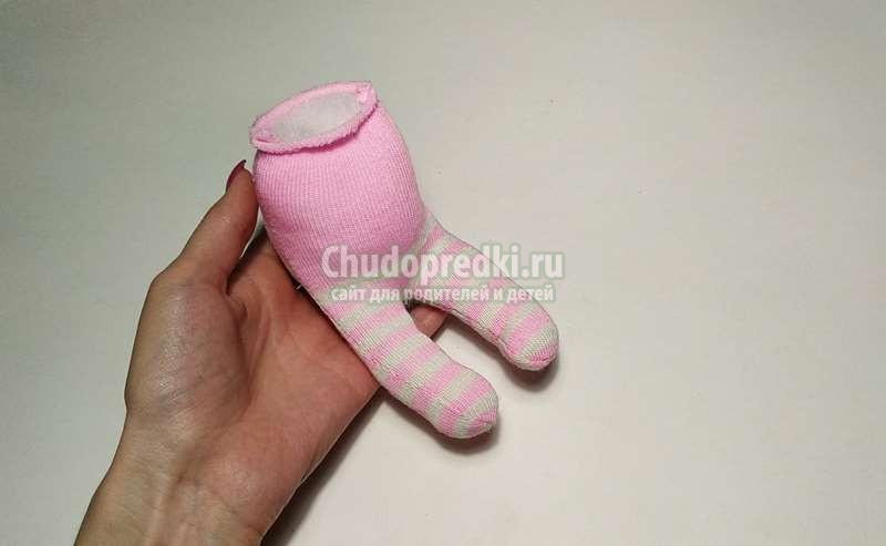 игрушка зайчик из носков