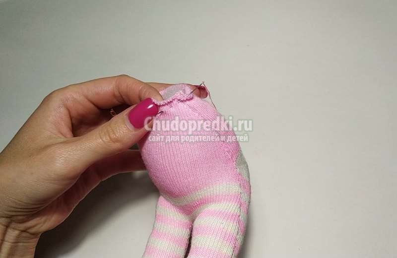 игрушка зайчик из носков