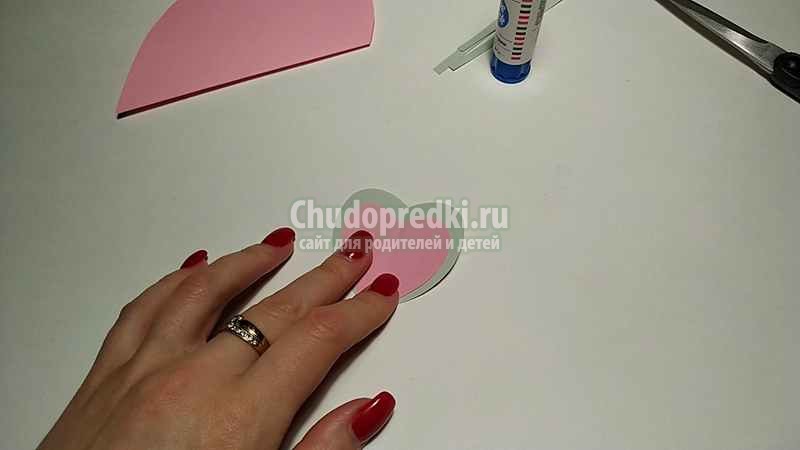 мышь из цветной бумаги