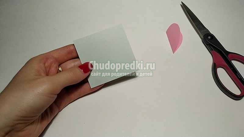 мышь из цветной бумаги