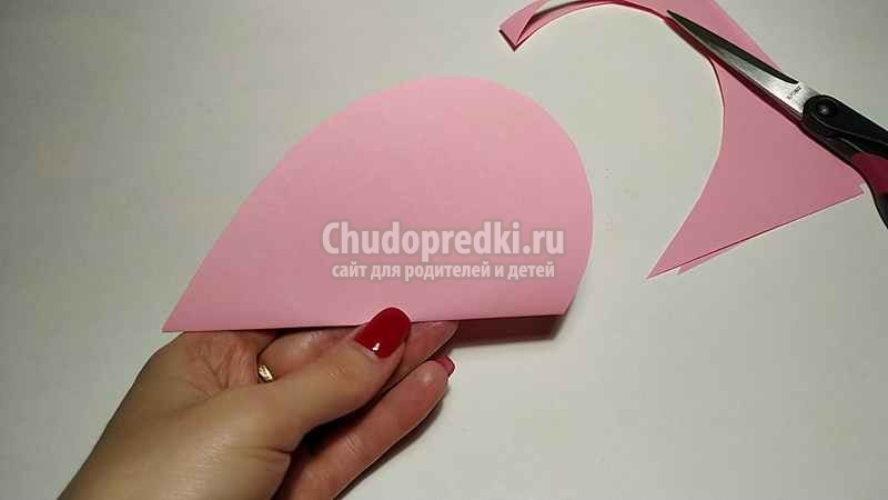мышь из цветной бумаги