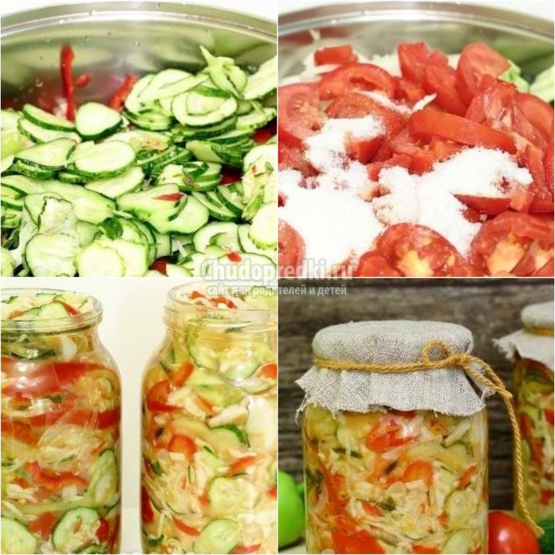 Популярные заготовки на зиму. Вкусные салаты из овощей