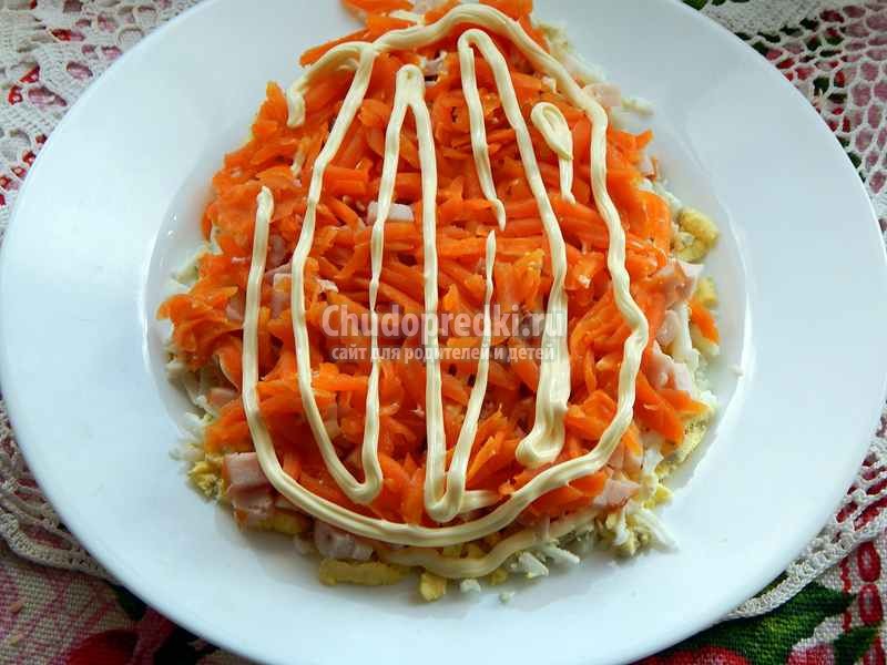 Салат Цыплёнок с курицей