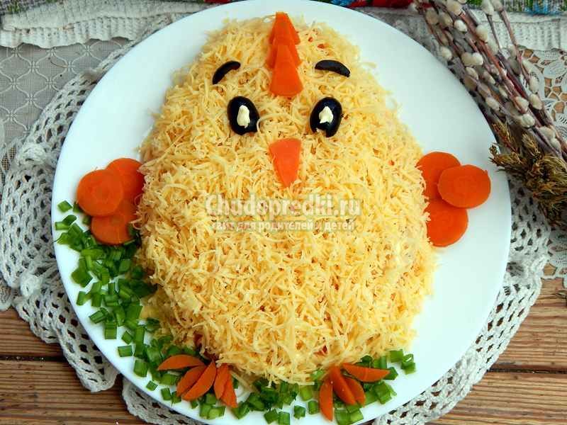 Салат Цыплёнок с курицей