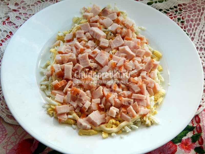 Салат Цыплёнок с курицей