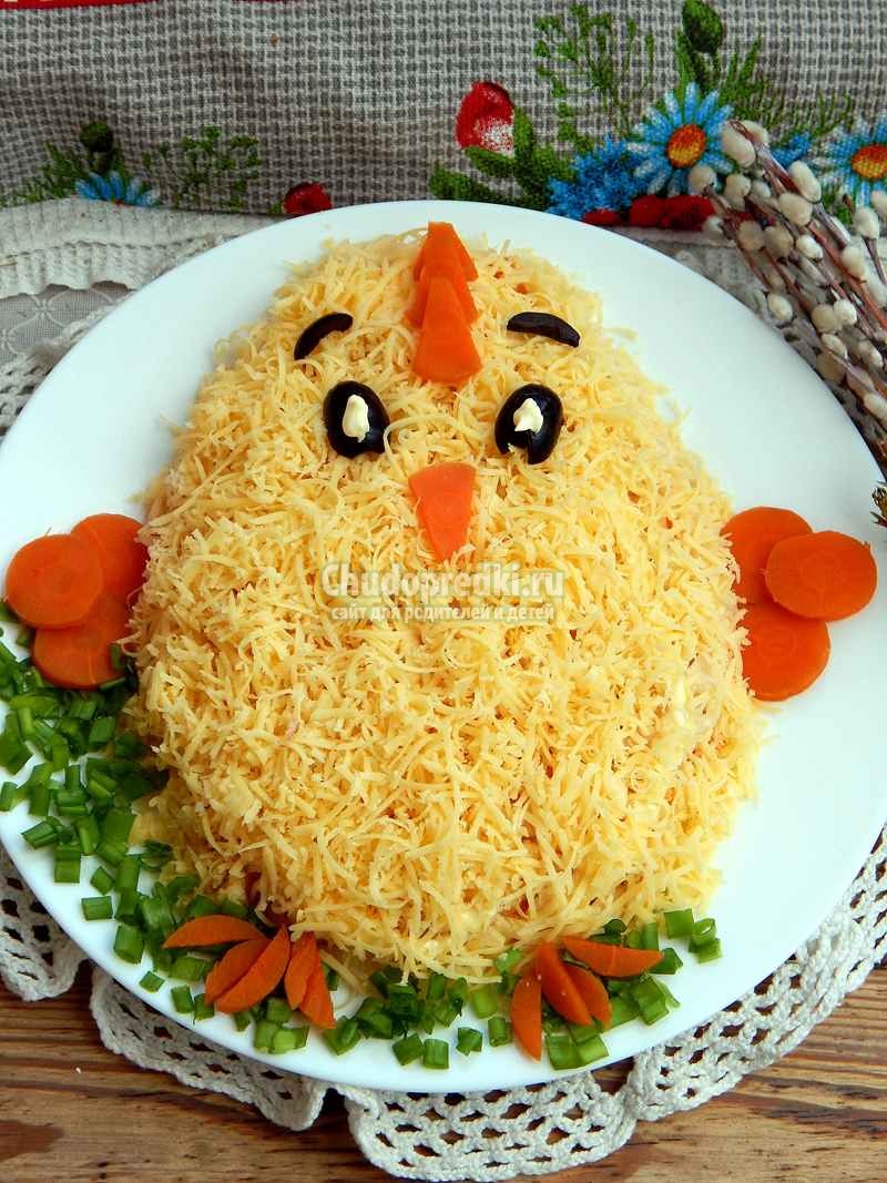 Салат Цыплёнок с курицей