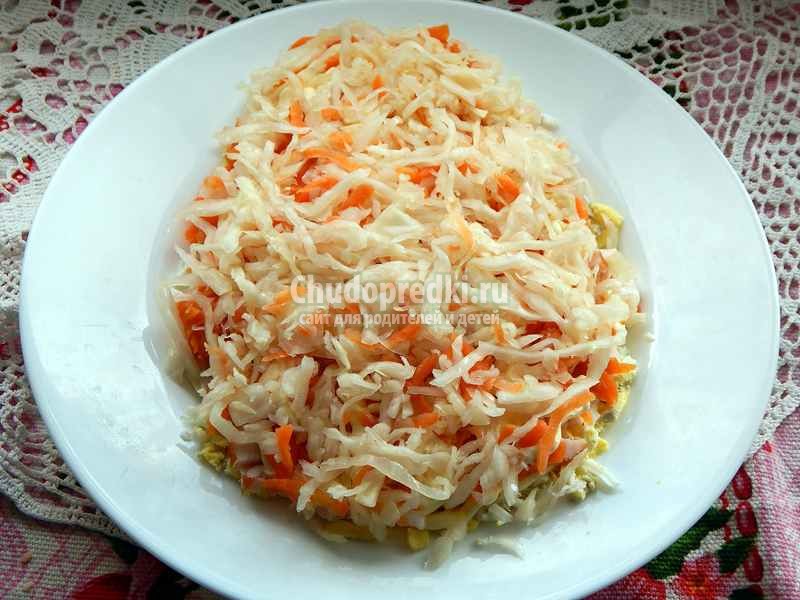 Салат Цыплёнок с курицей