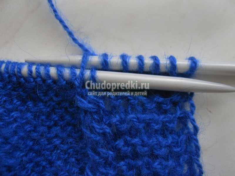 Снуд в два оборота спицами